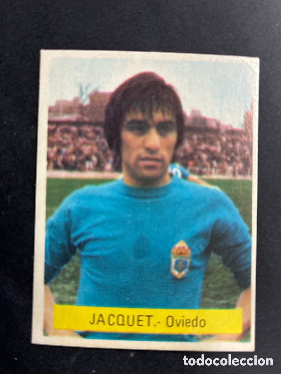 Fu&szlig;ball-Sticker: CROMO FUTBOL SIN PEGAR JACQUET OVIEDO LIGA 75-76 EDITORIAL FINI