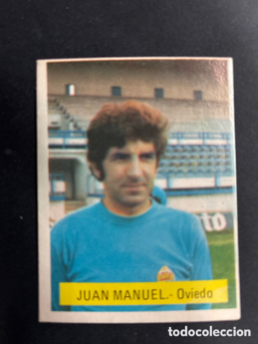Fu&szlig;ball-Sticker: CROMO FUTBOL SIN PEGAR JUAN MANUEL OVIEDO LIGA 75-76 EDITORIAL FINI