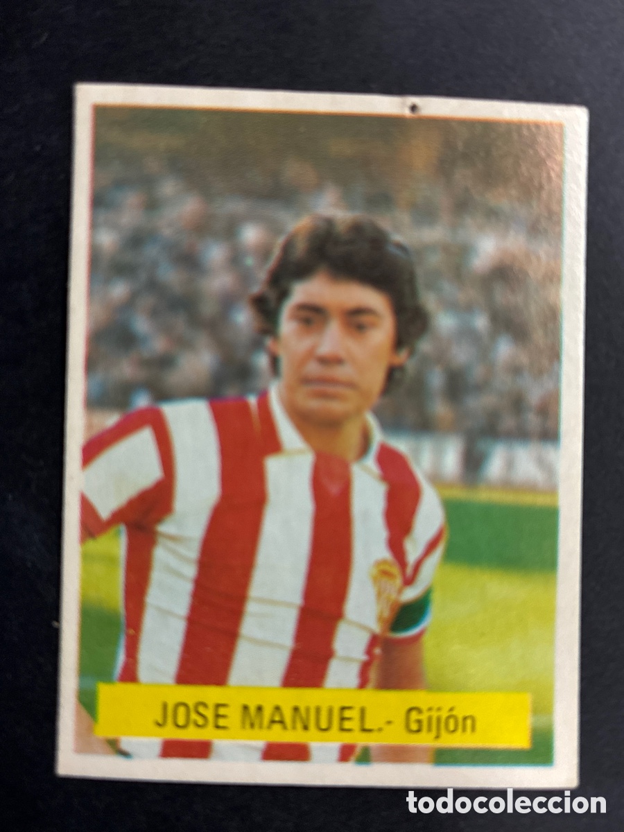 Fu&szlig;ball-Sticker: CROMO FUTBOL SIN PEGAR JOSE MANUEL GIJON LIGA 75-76 EDITORIAL FINI