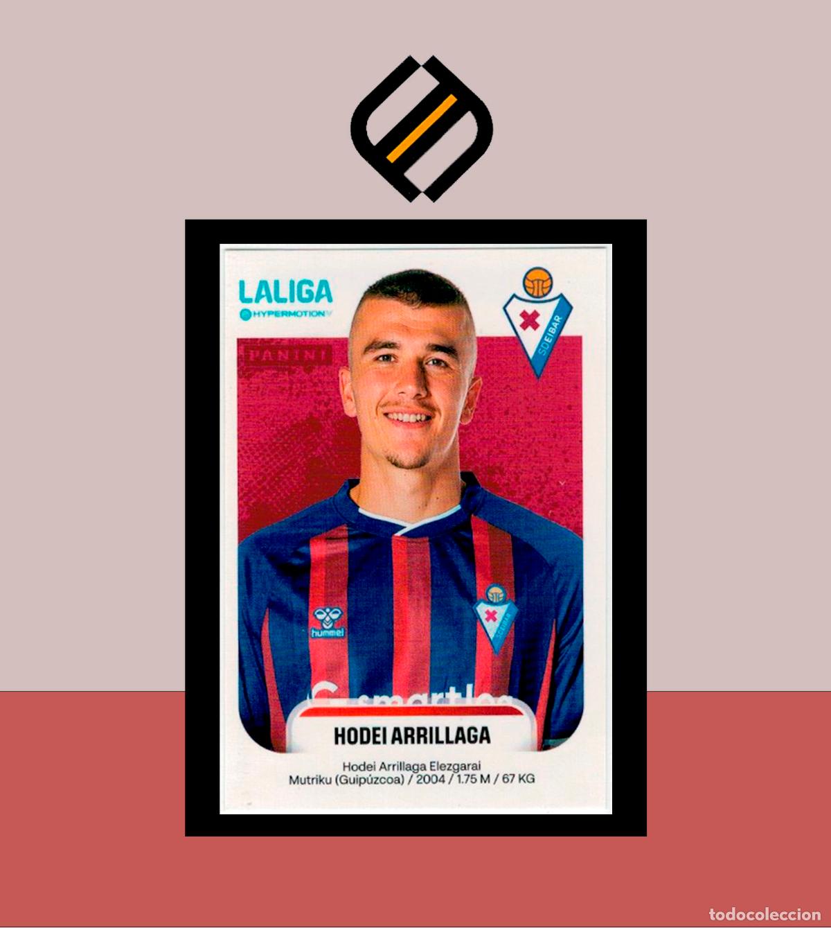 Cromos de Futebol: LIGA ESTE 2025 2026 25 26 PANINI N&ordm; 200A HODEI ARRILLAGA STICKER EIBAR SEGUNDA DIVISI&Oacute;N HYPERMOTION