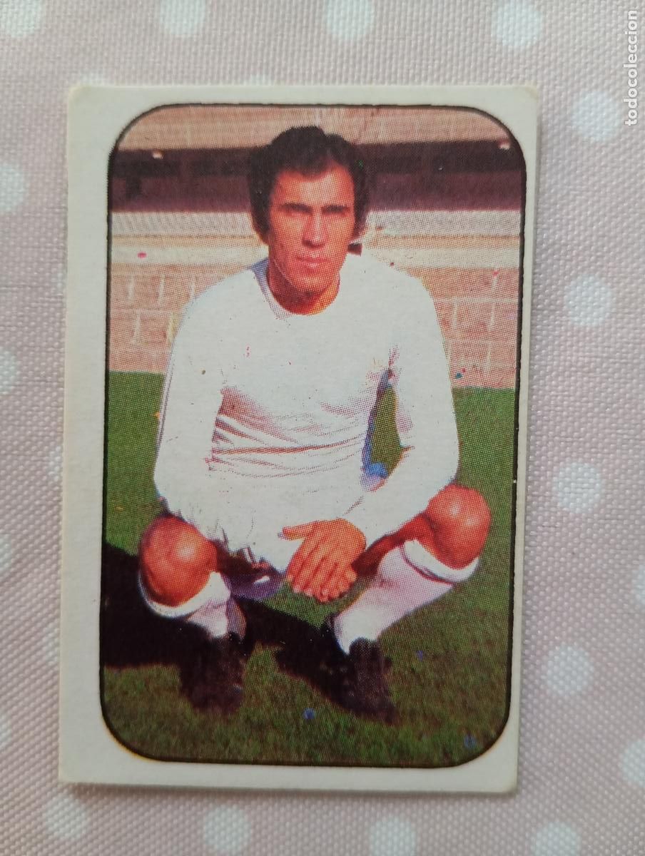 Cromos de f&uacute;tbol: Cromo de futbol Liga 76/77 Amancio Real Madrid