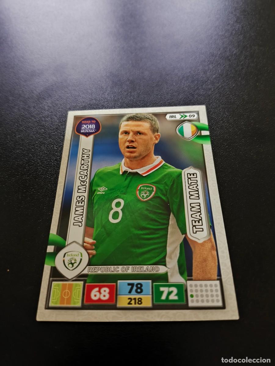 Figurine di Calcio: IRL 09 JAMES MCCARTHY IRLANDA VERSION UK PANINI ADRENALYN ROAD TO RUSSIA 2018 MUNDIAL RUSIA NO LIGA