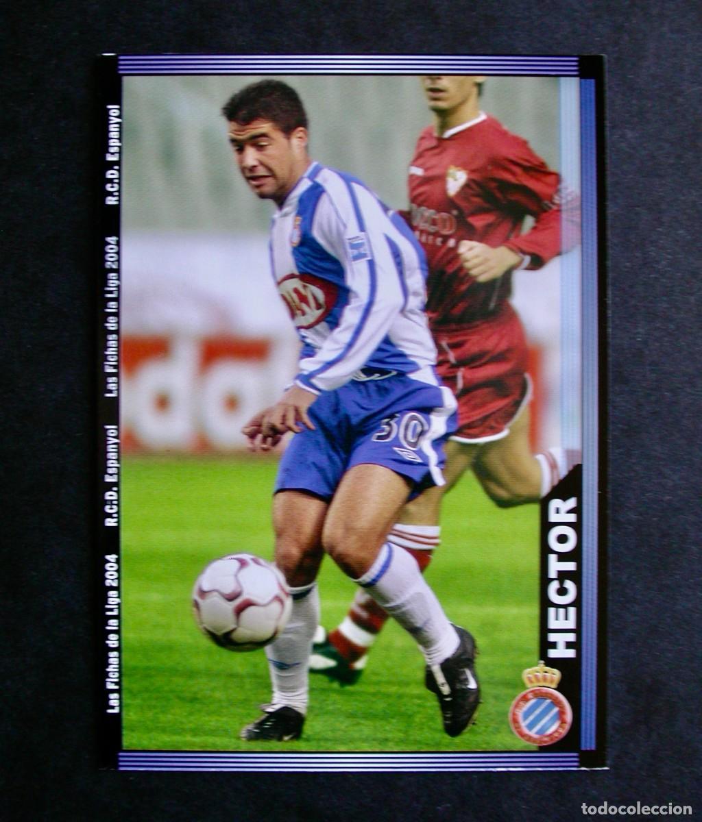 Cromos de F&uacute;tbol: N&ordm; 755 H&Eacute;CTOR DE LAS FICHAS DE LA LIGA 2003 2004 03 04 DE MUNDICROMO