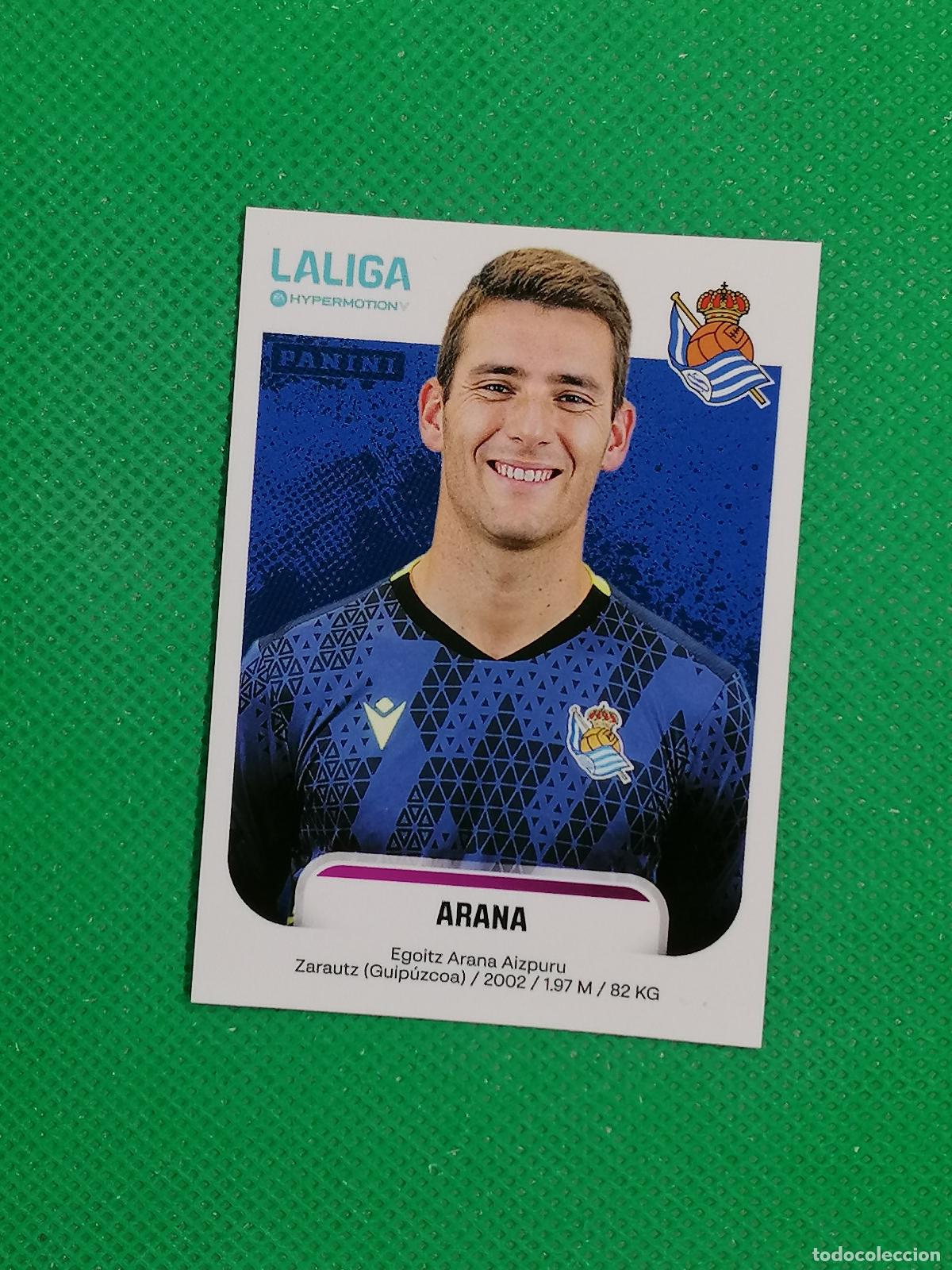 Cromos de f&uacute;tbol: 347 ARANA REAL SOCIEDAD B ⚽ PANINI LIGA HYPERMOTION 25 26 2025 2026 ⚽