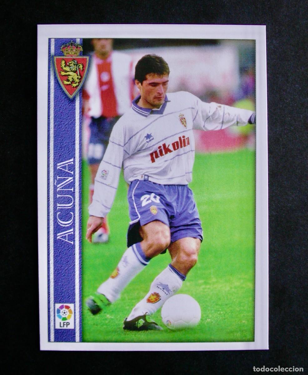 Cromos de F&uacute;tbol: N&ordm; 77 ACU&Ntilde;A DEL ZARAGOZA DE LAS FICHAS DE LA LIGA 2000 2001 DE MUNDICROMO