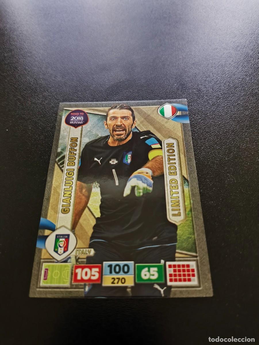Figurine di Calcio: GIANLUIGI BUFFON ITALIA LIMITED EDITION PANINI ADRENALYN ROAD RUSSIA 2018 MUNDIAL RUSIA NO LIGA