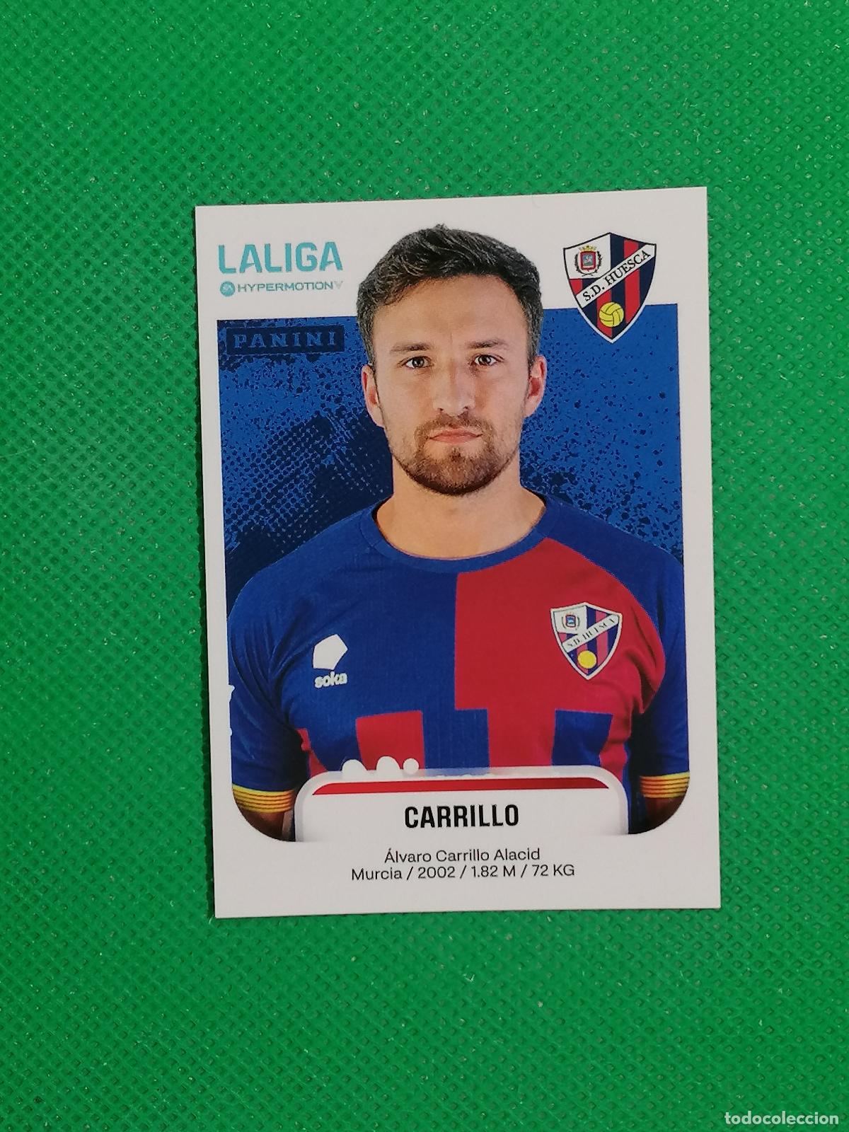 Cromos de F&uacute;tbol: 235 CARRILLO HUESCA ⚽ PANINI LIGA HYPERMOTION 25 26 2025 2026 ⚽