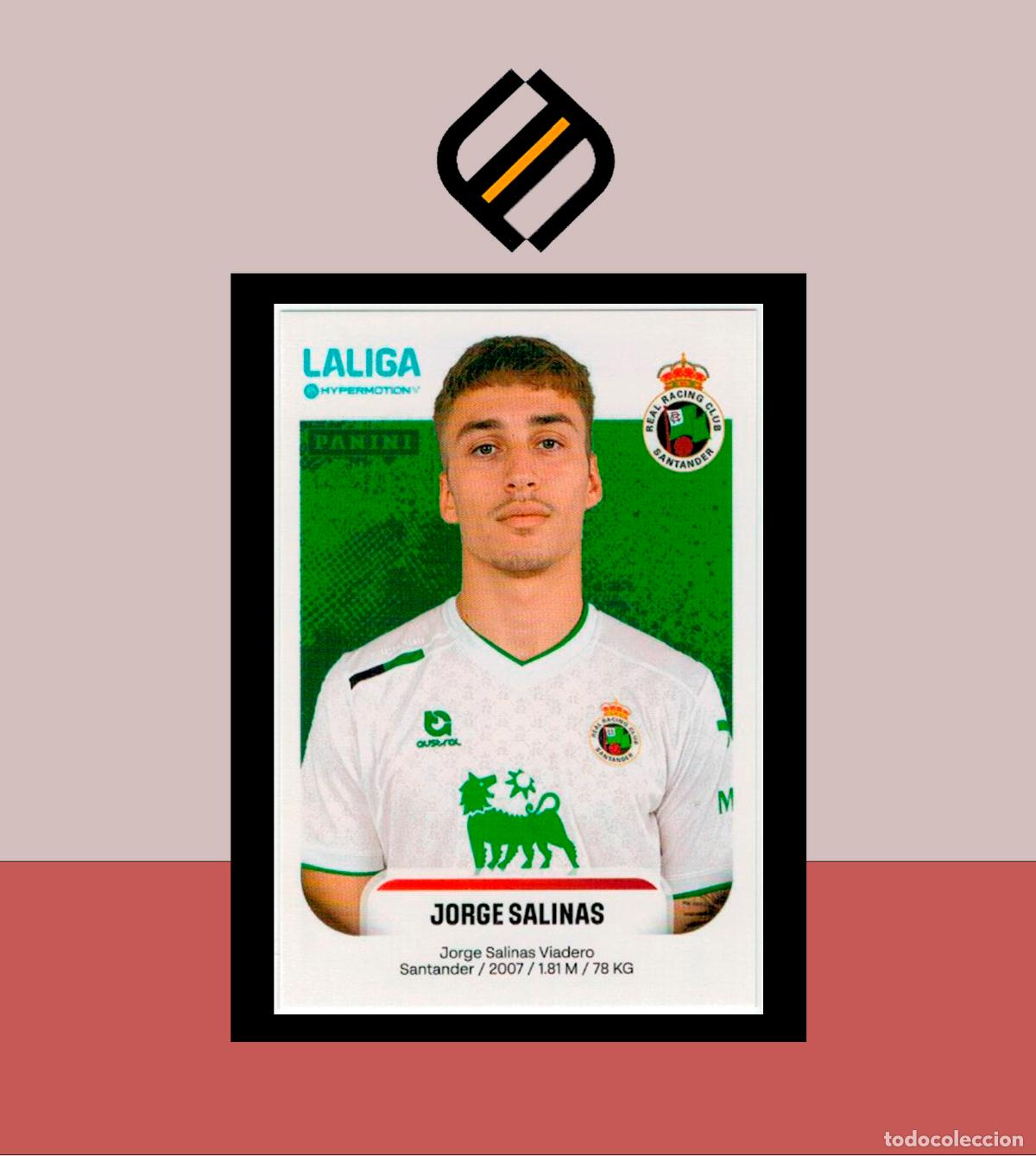 Cromos de f&uacute;tbol: LIGA ESTE 2025 2026 25 26 PANINI N&ordm; 334A JORGE SALINAS STICKER RACING SEGUNDA DIVISI&Oacute;N HYPERMOTION