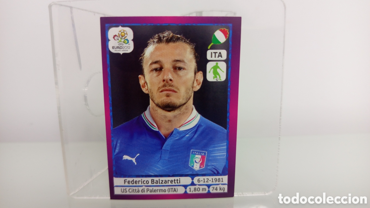 Cromos de F&uacute;tbol: ❇️ CROMO STICKER ⚽ BALZARETTI ITALIA EUROCOPA EURO 2012 POLONIA UCRANIA SIN PEGAR ❇️