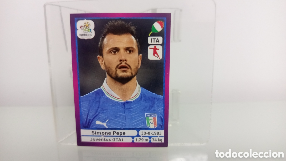 Cromos de F&uacute;tbol: ❇️ CROMO STICKER ⚽ SIMONE PEPE ITALIA EUROCOPA EURO 2012 POLONIA UCRANIA SIN PEGAR ❇️