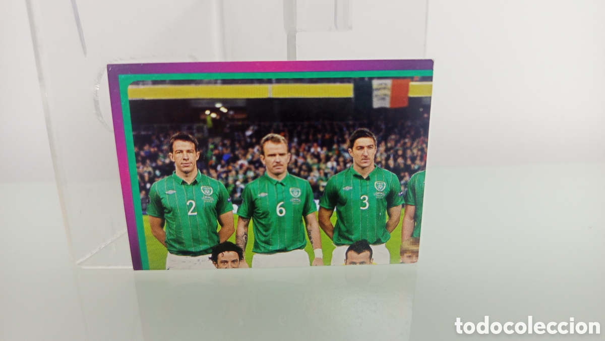 Cromos de F&uacute;tbol: ❇️ CROMO STICKER ⚽ EQUIPO PLANTILLA IRLANDA EUROCOPA EURO 2012 POLONIA UCRANIA SIN PEGAR ❇️