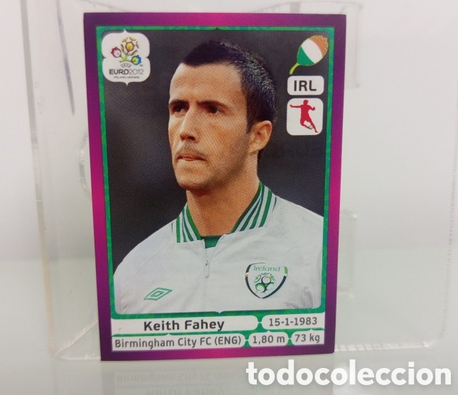 Cromos de F&uacute;tbol: ❇️ CROMO STICKER ⚽ FAHEY IRLANDA EUROCOPA EURO 2012 POLONIA UCRANIA SIN PEGAR ❇️