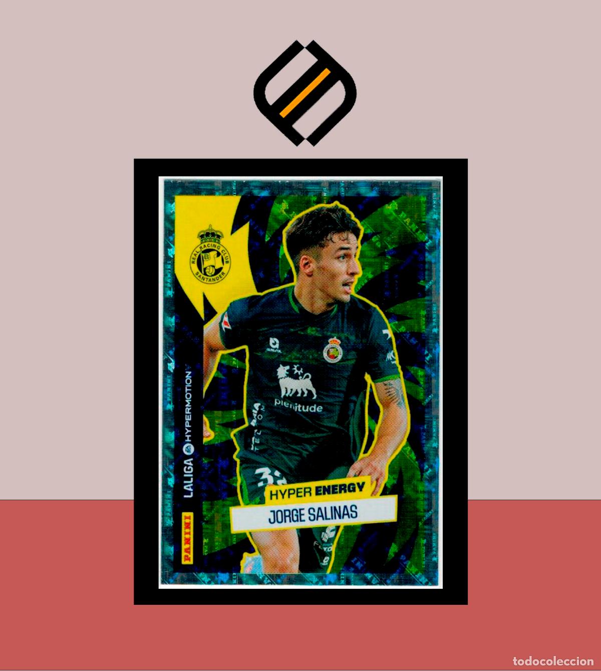 Cromos de Futebol: LIGA ESTE 2025 2026 25 26 PANINI 470 JORGE SALINAS RACING HYPER ENERGY SEGUNDA DIVISI&Oacute;N HYPERMOTION