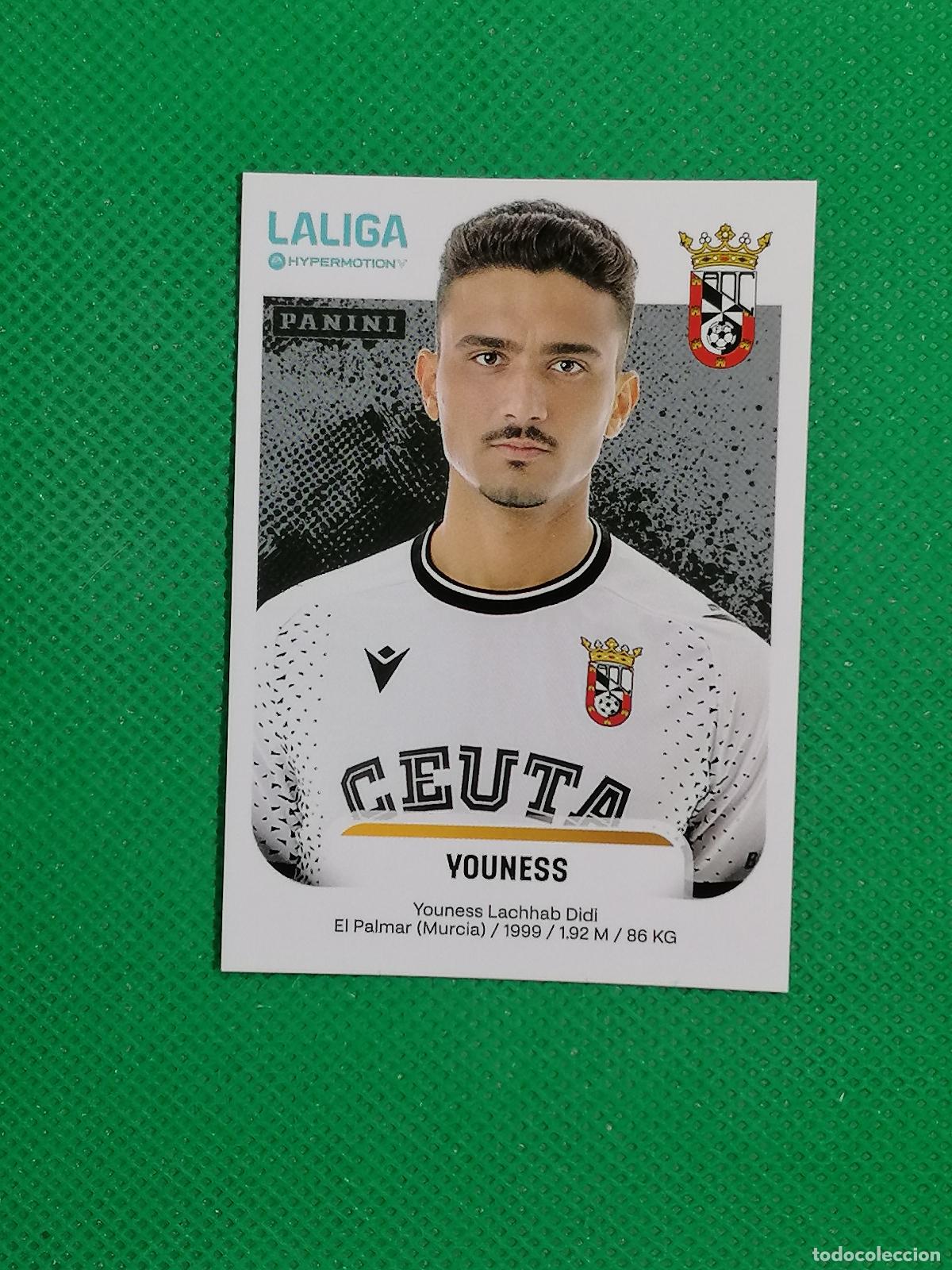 Cromos de F&uacute;tbol: 126 YOUNESS CEUTA ⚽ PANINI LIGA HYPERMOTION 25 26 2025 2026 ⚽