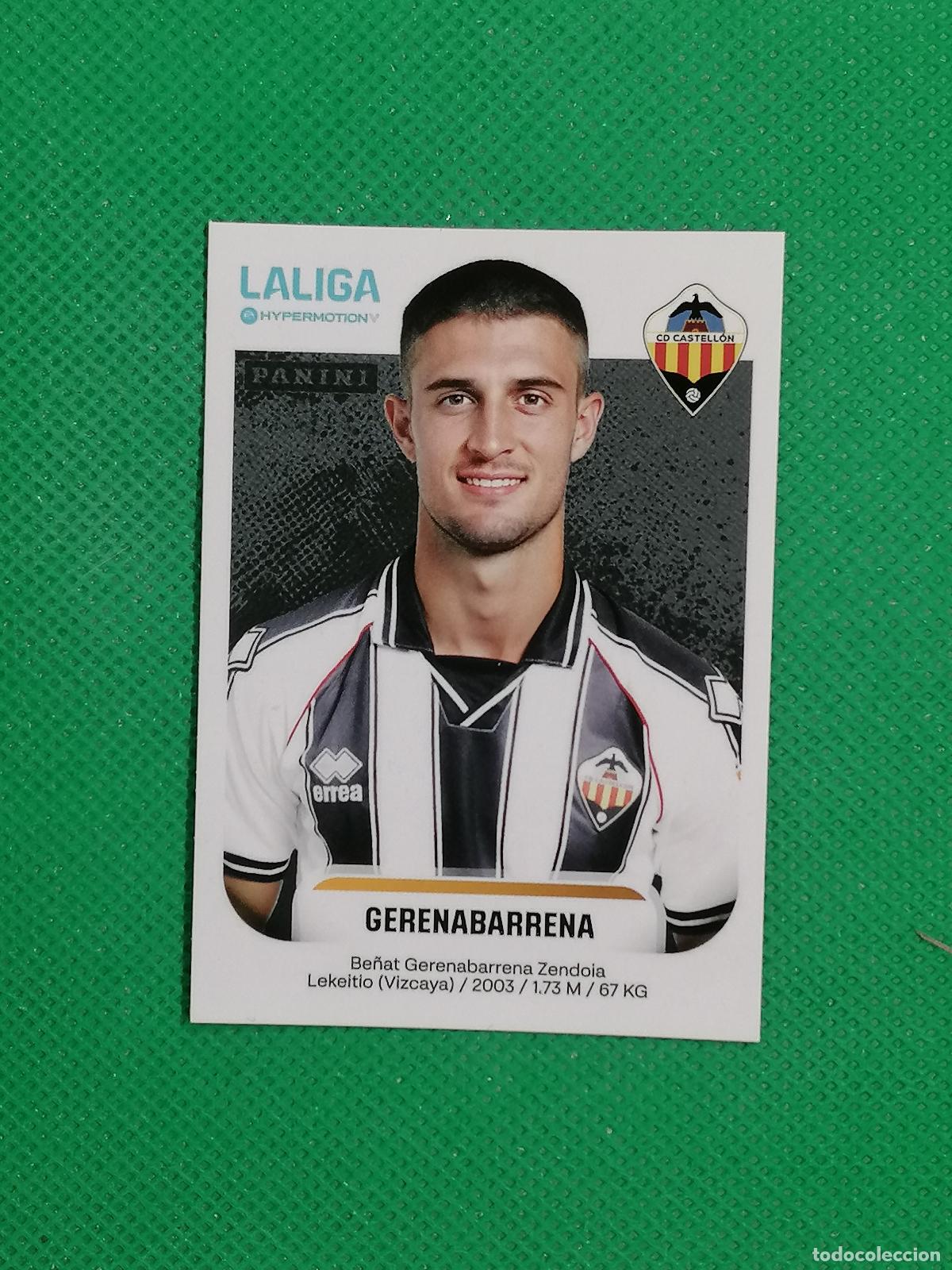 Cartes &agrave; collectionner de Football: 107 A 107A GERENABARRENA CASTELLON ⚽ PANINI LIGA HYPERMOTION 25 26 2025 2026 ⚽