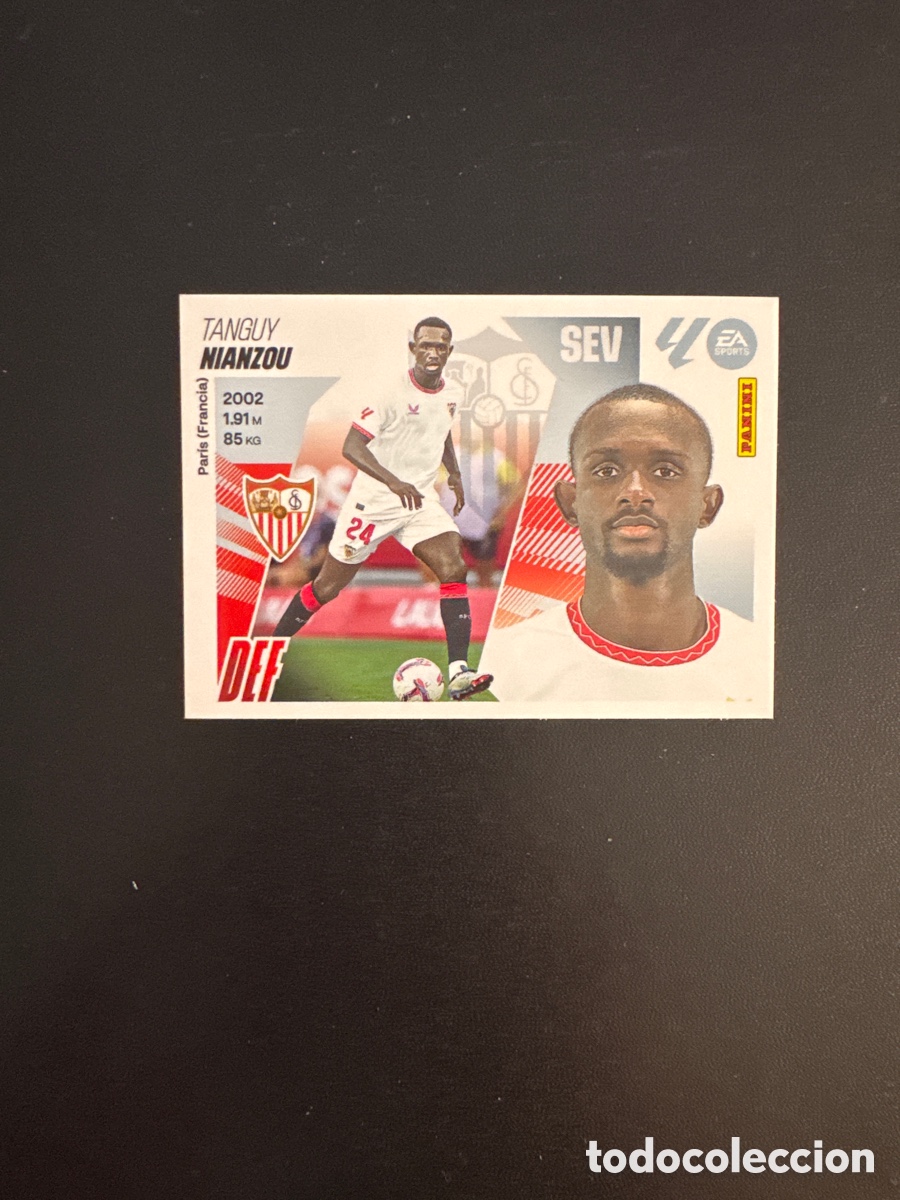 Cromos de f&uacute;tbol: NIANZOU SEVILLA NUMERO 9 LIGA ESTE 2025 2026
