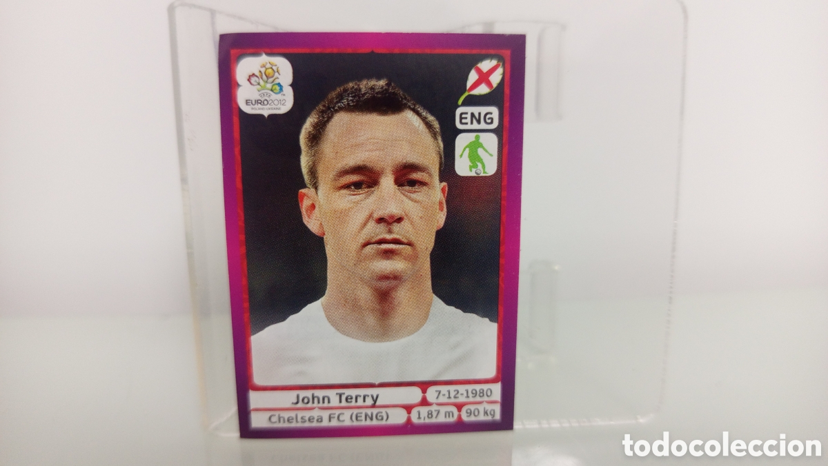 Cromos de F&uacute;tbol: ❇️ CROMO STICKER ⚽ JOHN TERRY INGLATERRA 492 EUROCOPA EURO 2012 POLONIA UCRANIA SIN PEGAR ❇️