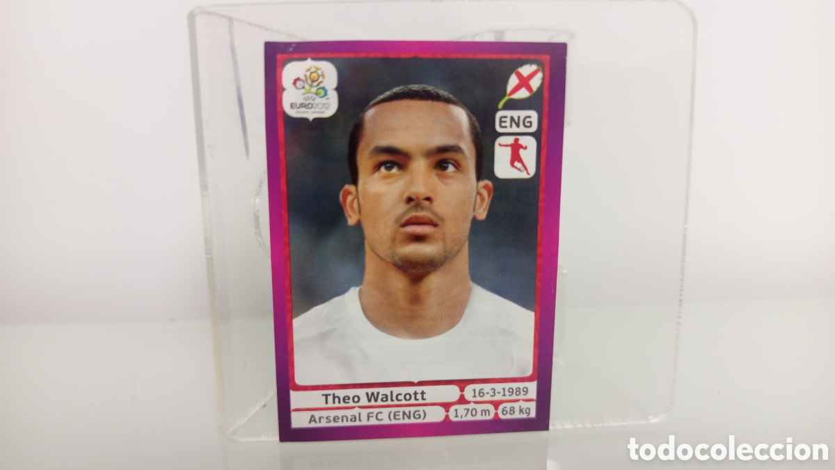 Cromos de F&uacute;tbol: ❇️ CROMO STICKER ⚽ WALCOTT INGLATERRA 505 EUROCOPA EURO 2012 POLONIA UCRANIA SIN PEGAR ❇️