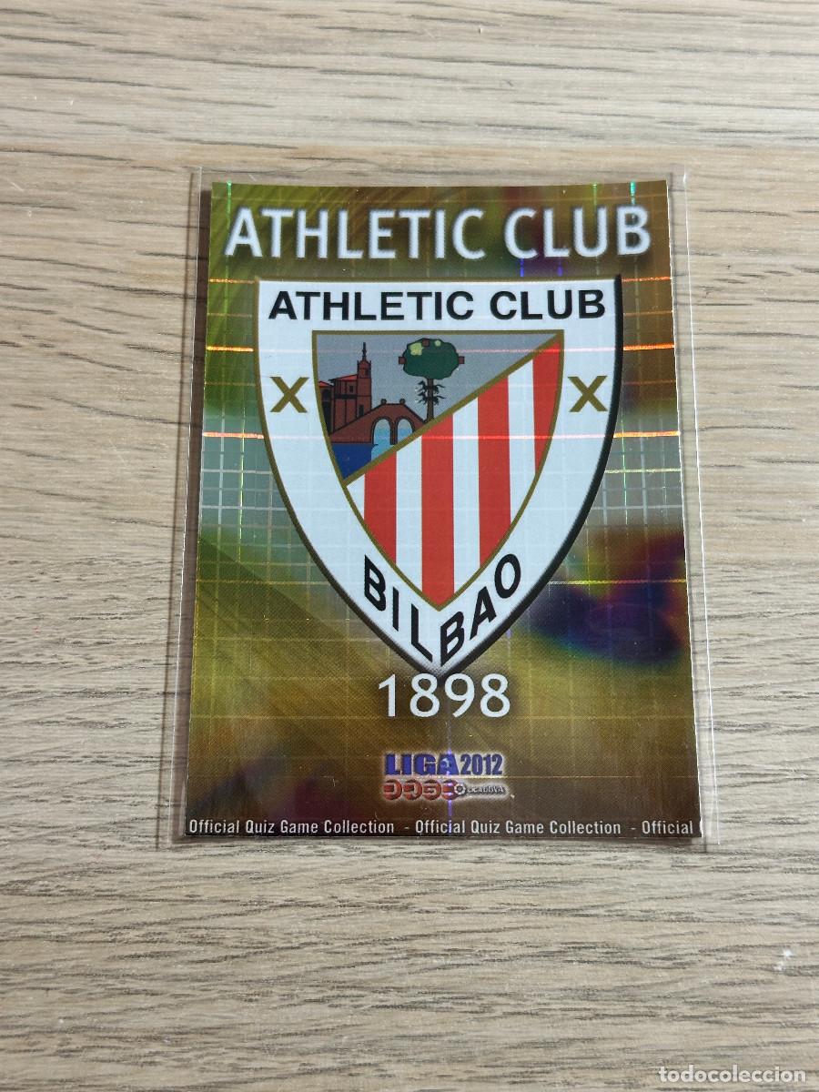 Cromos de F&uacute;tbol: 136 ESCUDO ATHLETIC CLUB BRILLO CUADROS MUNDICROMO 2012 LIGA 11 12