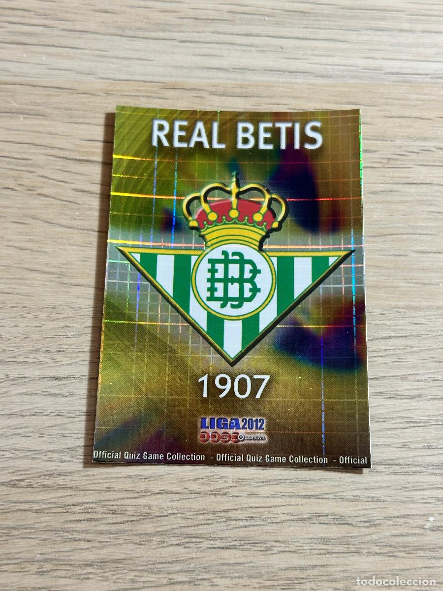 Cromos de F&uacute;tbol: 460 ESCUDO BETIS BRILLO CUADROS MUNDICROMO 2012 LIGA 11 12