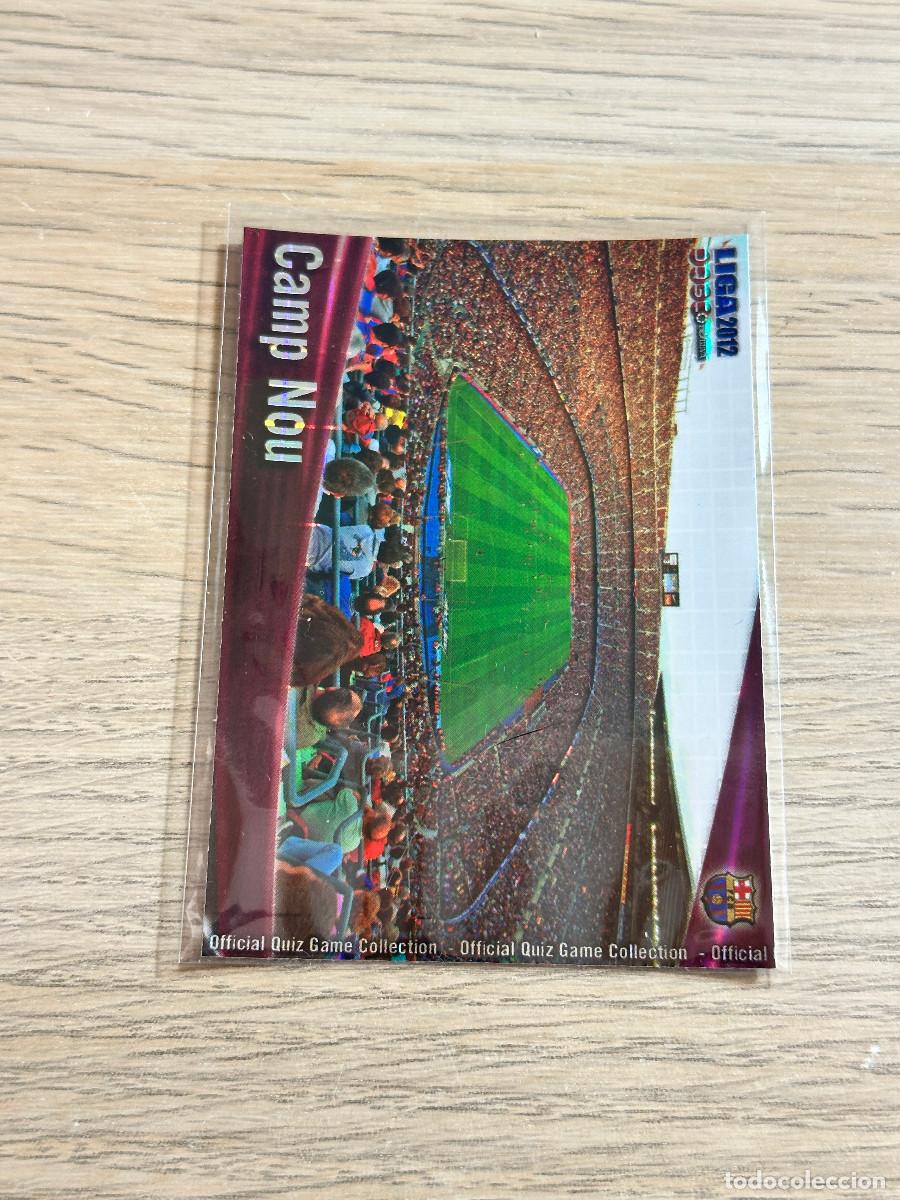 Figurine di Calcio: 2 ESTADIO BARCELONA BRILLO CUADROS MUNDICROMO 2012 LIGA 11 12
