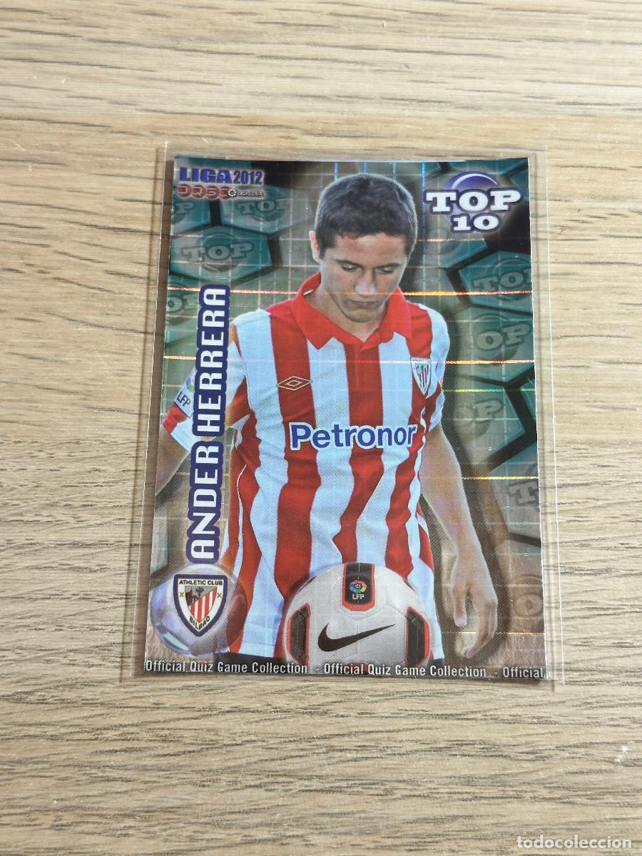 Cromos de F&uacute;tbol: 617 ANDER HERRERA ATHLETIC CLUB TOP BRILLO CUADROS MUNDICROMO 2012 LIGA 11 12