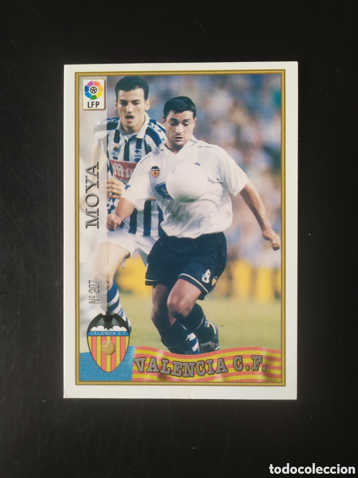 Figurine di Calcio: Mundicromo fichas liga 1997 1998 97 98 Moya n&deg; 207 Valencia