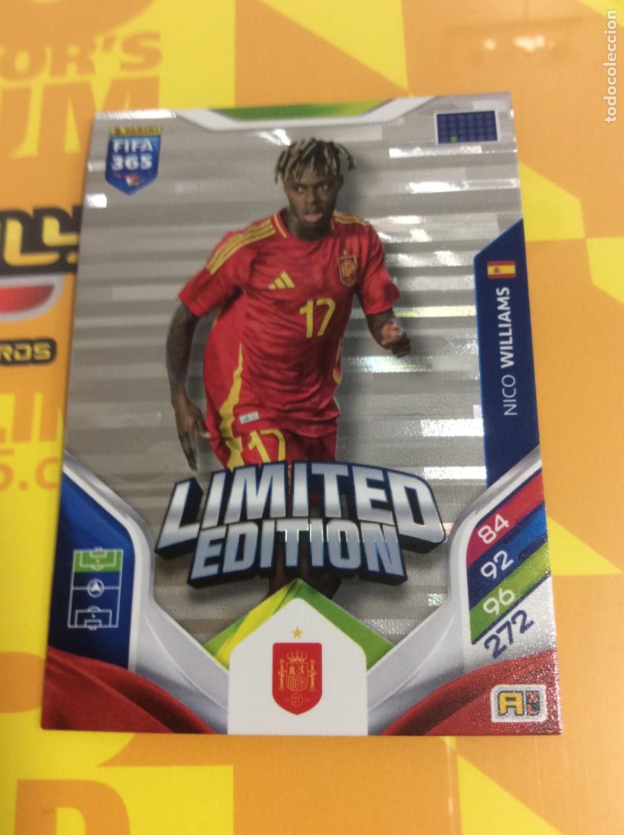 Fu&szlig;ball-Sticker: EDICION LIMITADA NICO WILLIAMS ESPA&Ntilde;A FIFA 365 2026