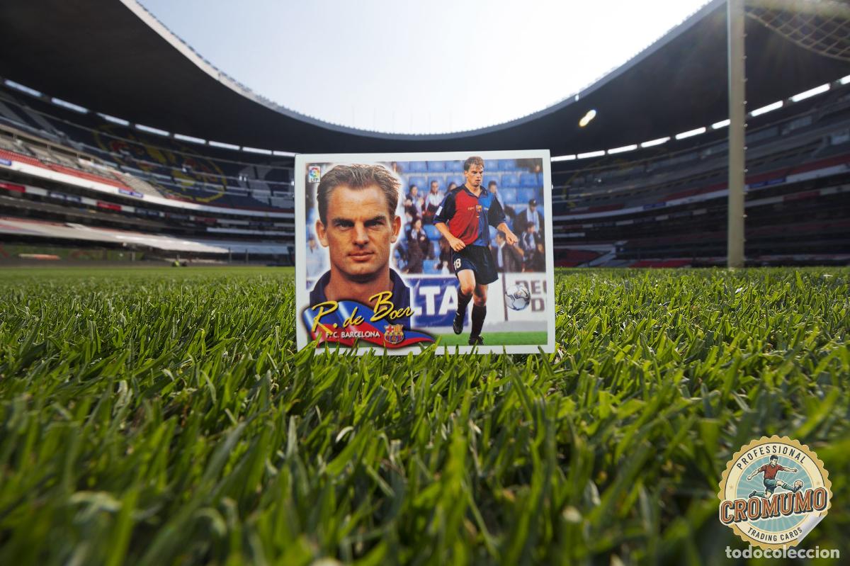 Fu&szlig;ball-Sticker: Ronald de Boer - Barcelona - 2000 2001 00 01 - Cromo Ediciones Este - Nunca Pegado