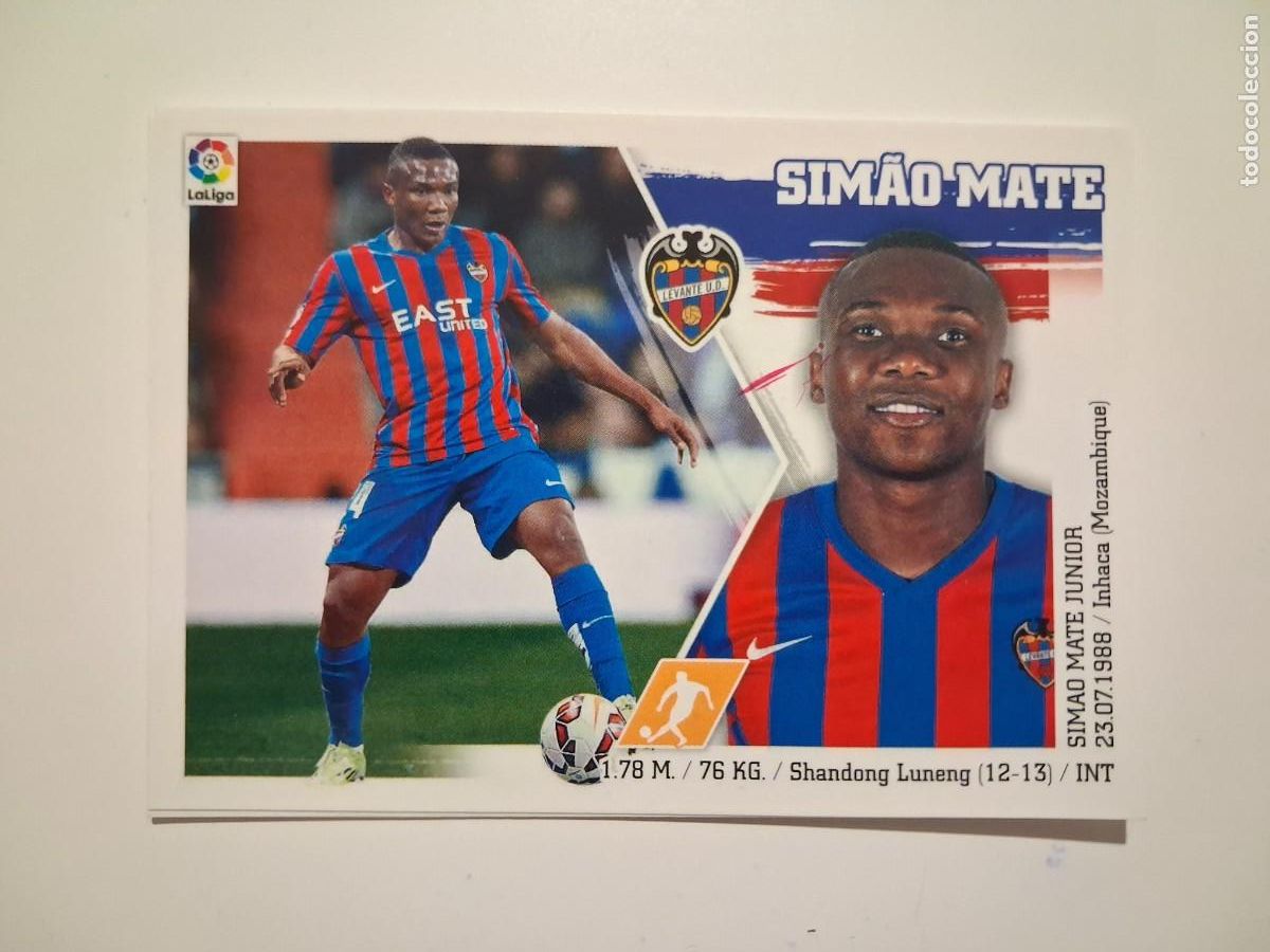 Fu&szlig;ball-Sticker: Liga 2015 2016 15/16 Ediciones Este Sin Pegar Levante UD 12 Simao Mate