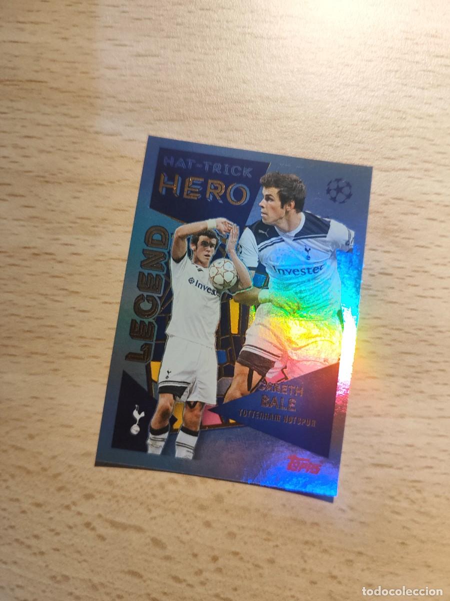 Cromos de F&uacute;tbol: 35 CHAMPIONS LEAGUE 25 26 GARETH BALE HAT TRICK HERO LEGEND STICKERS TOPPS 2025 2026