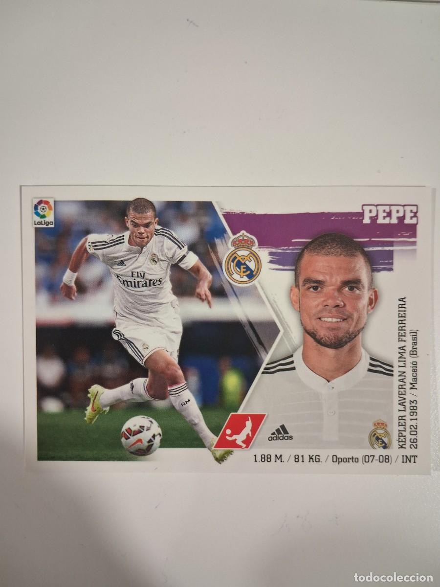 Fu&szlig;ball-Sticker: Liga 2015 2016 15/16 Ediciones Este Sin Pegar Real Madrid 9 Pepe
