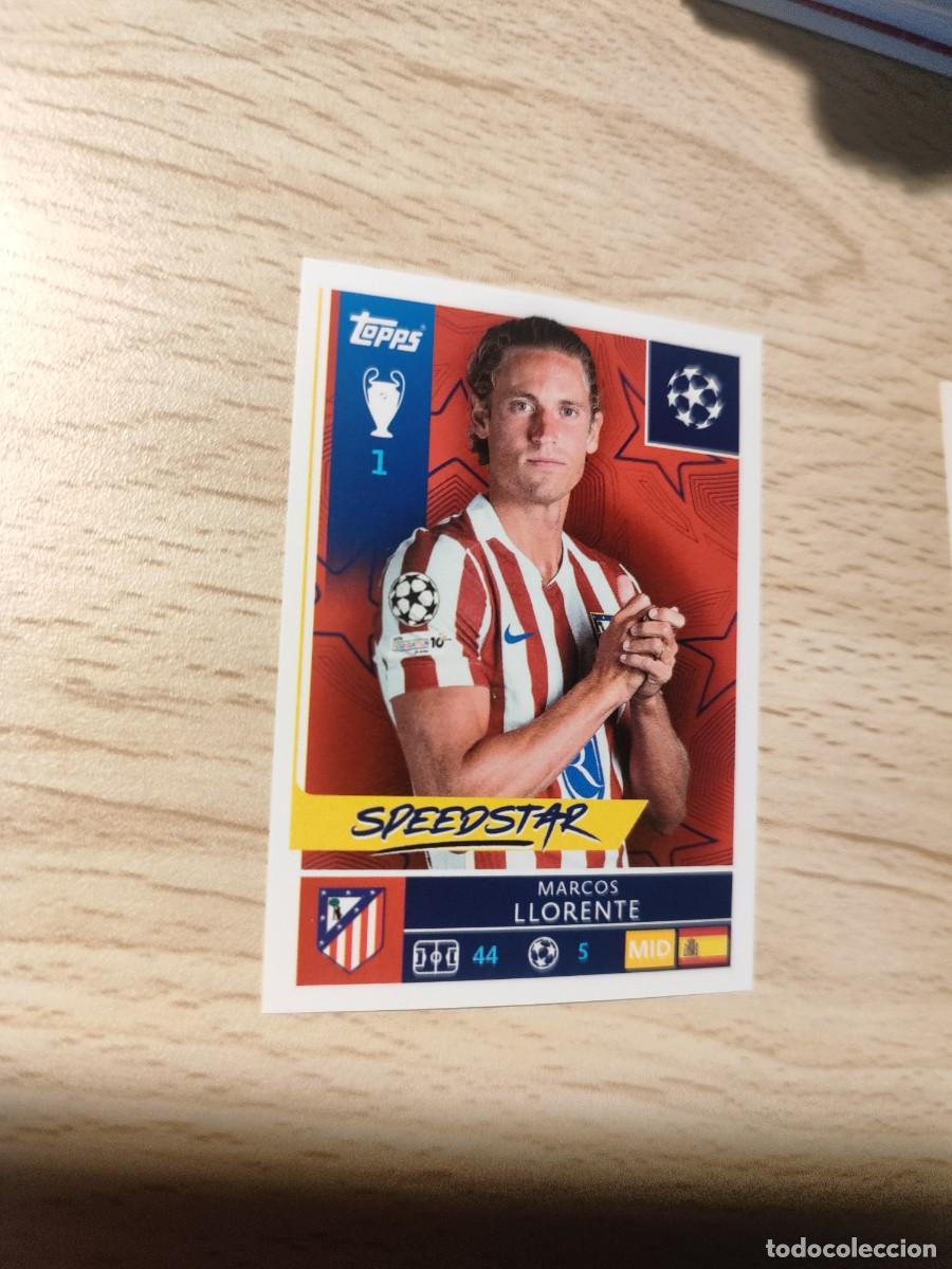 Cartes &agrave; collectionner de Football: 120 CHAMPIONS LEAGUE 25 26 MARCOS LLORENTE ATL&Eacute;TICO DE MADRID STICKERS TOPPS 2025 2026
