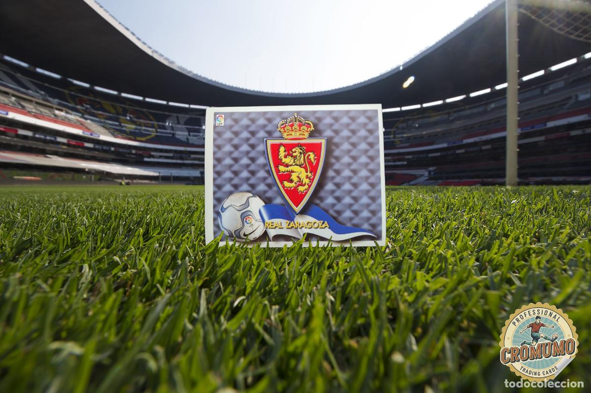 Figurine di Calcio: Escudo Zaragoza - Zaragoza - 2000 2001 00 01 - Cromo Ediciones Este - Nunca Pegado