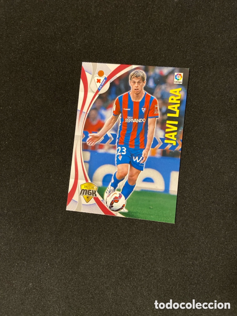 Figurine di Calcio: JAVI LARA 176 (EIBAR) PANINI MEGACRACKS 2015-2016 15 16 CROMO CARTA M-2