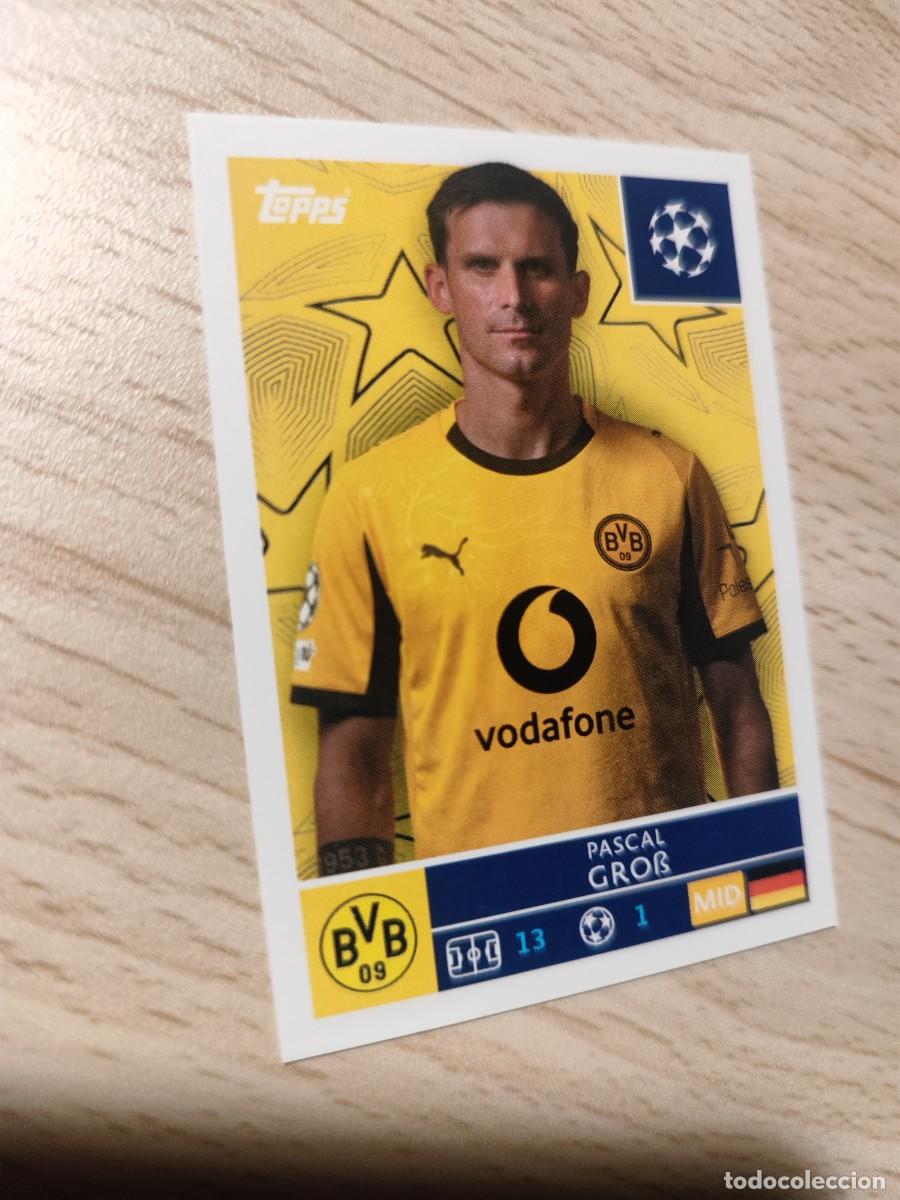 Cartes &agrave; collectionner de Football: 150 CHAMPIONS LEAGUE 25 26 PASCAL GROS BORUSSIA DORTMUND STICKERS TOPPS 2025 2026