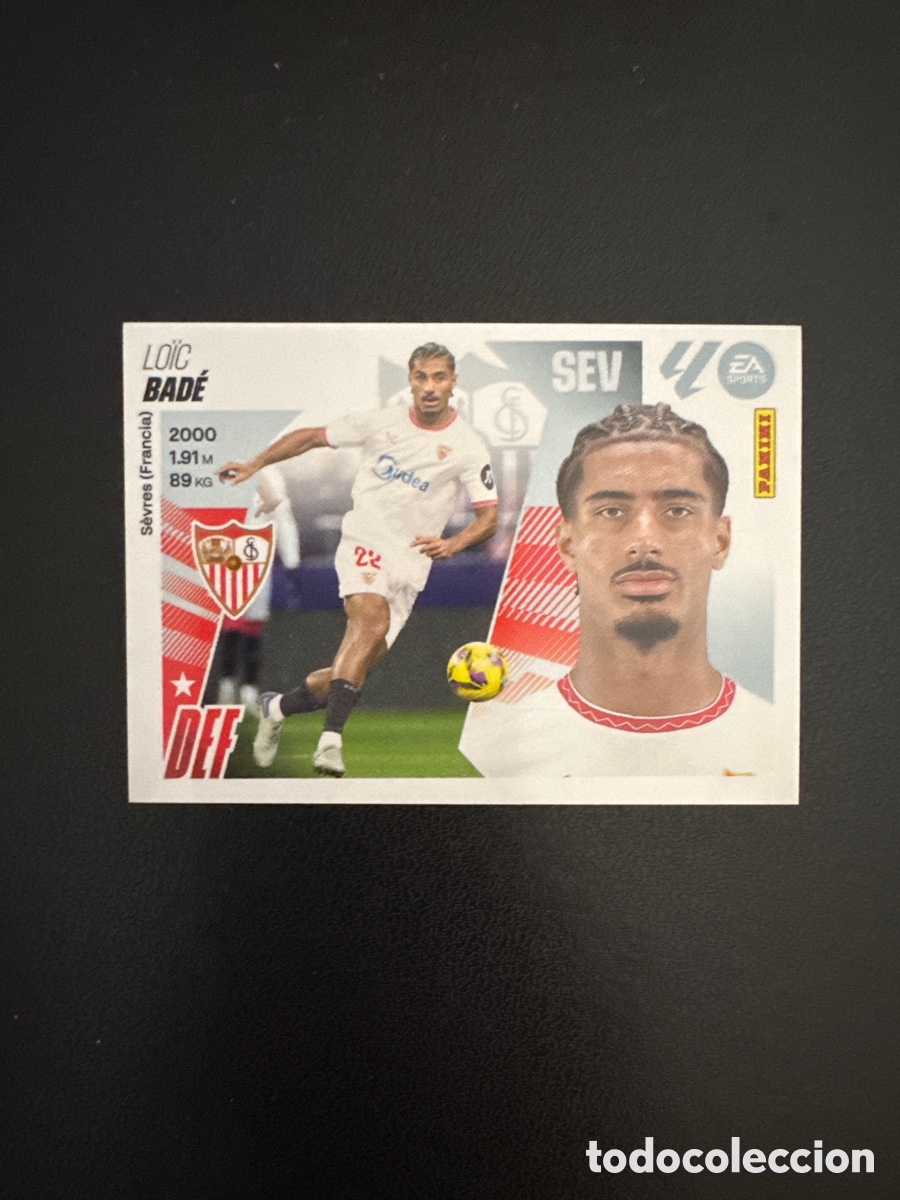 Cromos de F&uacute;tbol: BADE SEVILLA NUMERO 8 LIGA ESTE 2025 2026
