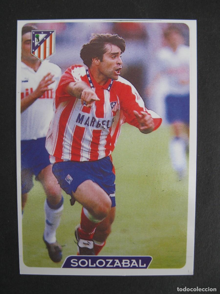 Figurine di Calcio: SOLOZABAL (ATL&Eacute;TICO DE MADRID) - CARD N&ordm; 242 - LAS FICHAS DE LA LIGA 95-96 - MUNDICROMO.