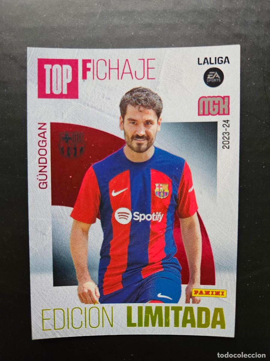 Figurine di Calcio: G&Uuml;NDOGAN BARCELONA EDICION LIMITADA TOP FICHAJE MGK MEGACRACKS 23 24 2023 2024