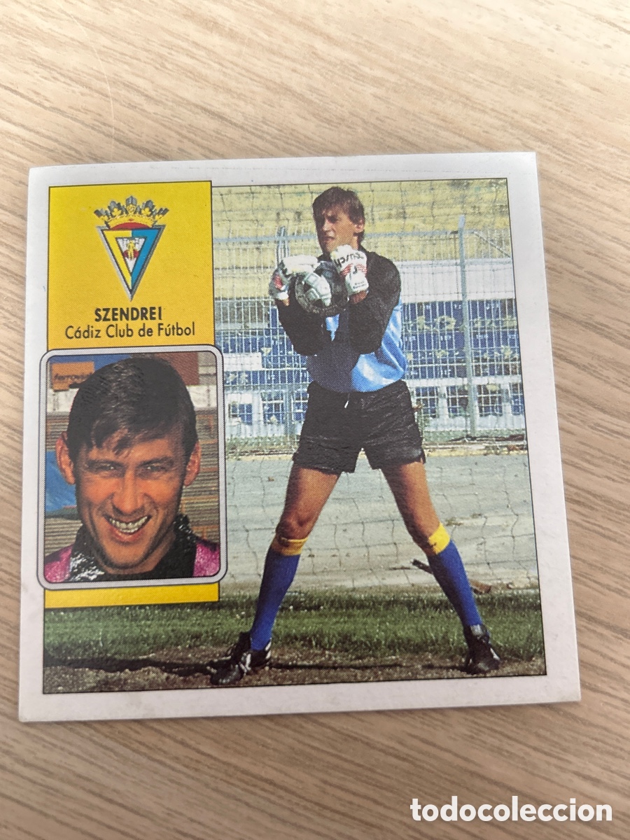 Cartes &agrave; collectionner de Football: SZENDREI CADIZ BAJA LIGA ESTE 1992 1993 92 93 NUNCA PEGADO SIN PEGAR