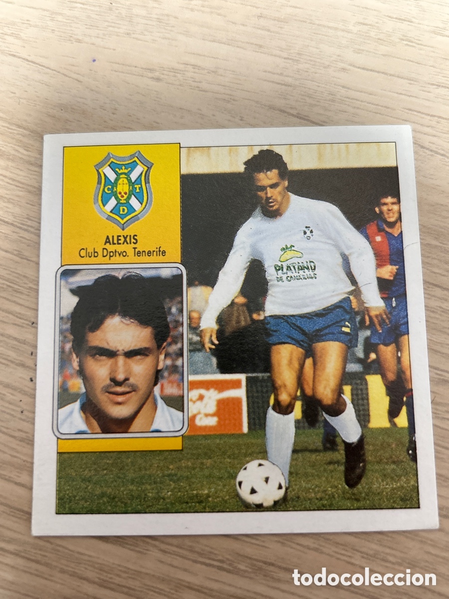 Cromos de F&uacute;tbol: ALEXIS TENERIFE FICHAJE 25 LIGA ESTE 1992 1993 92 93 NUNCA PEGADO SIN PEGAR