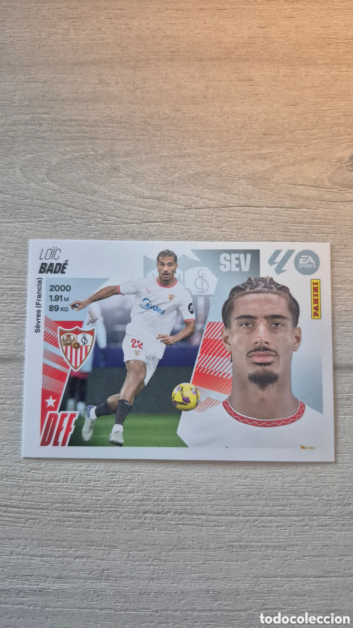 Fu&szlig;ball-Sticker: N&deg;8 Sevilla Bade Liga Este 25/26