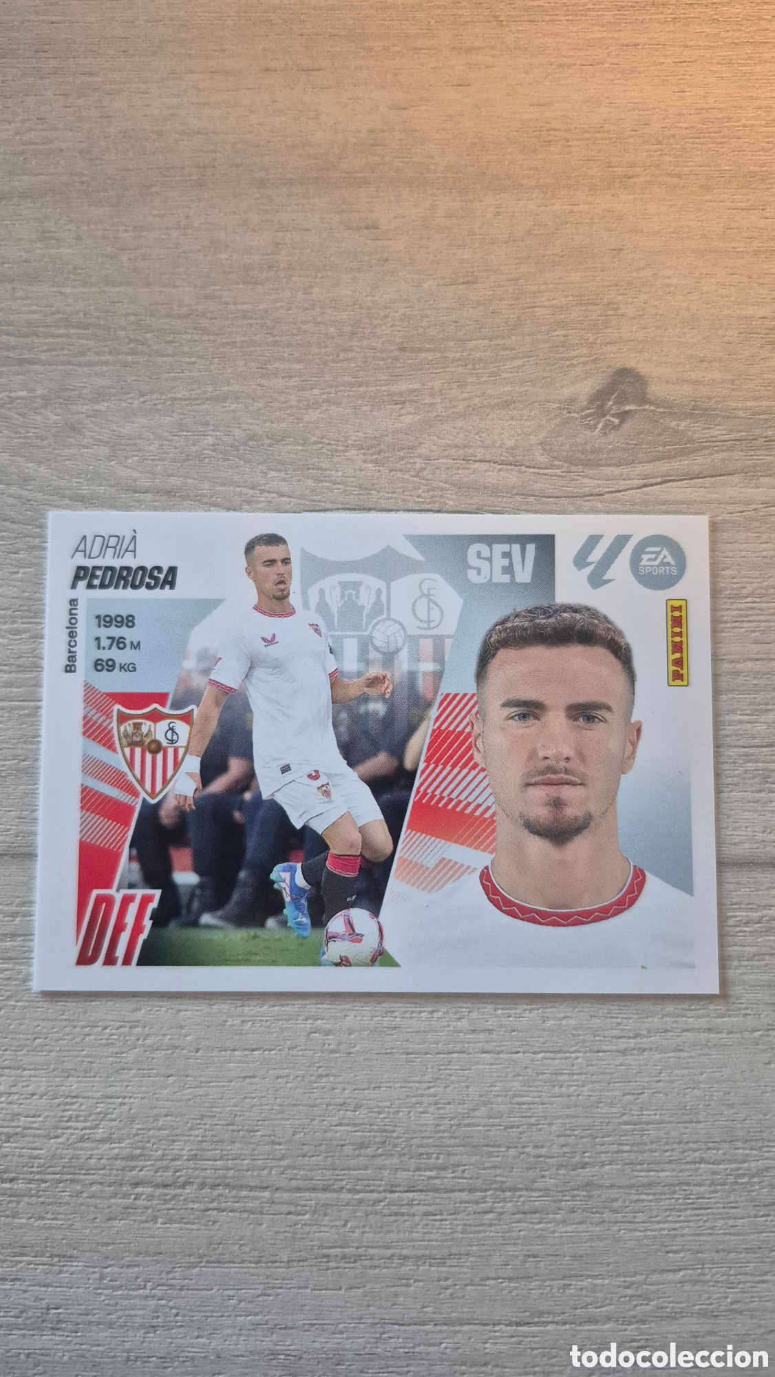 Fu&szlig;ball-Sticker: N&deg;10 Sevilla Pedrosa Liga Este 25/26