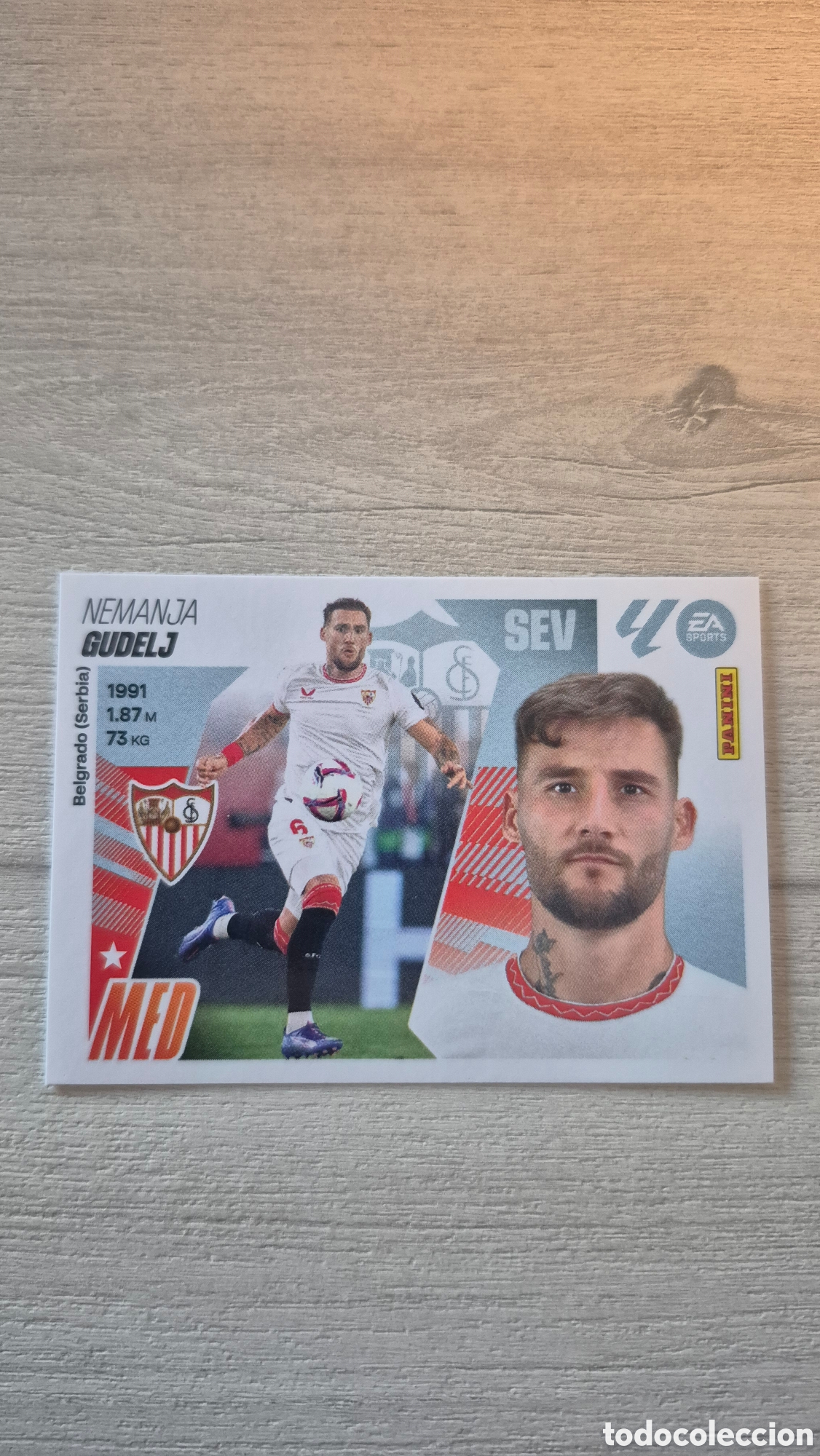 Fu&szlig;ball-Sticker: N&deg;11 Sevilla Gudelj Liga Este 25/26