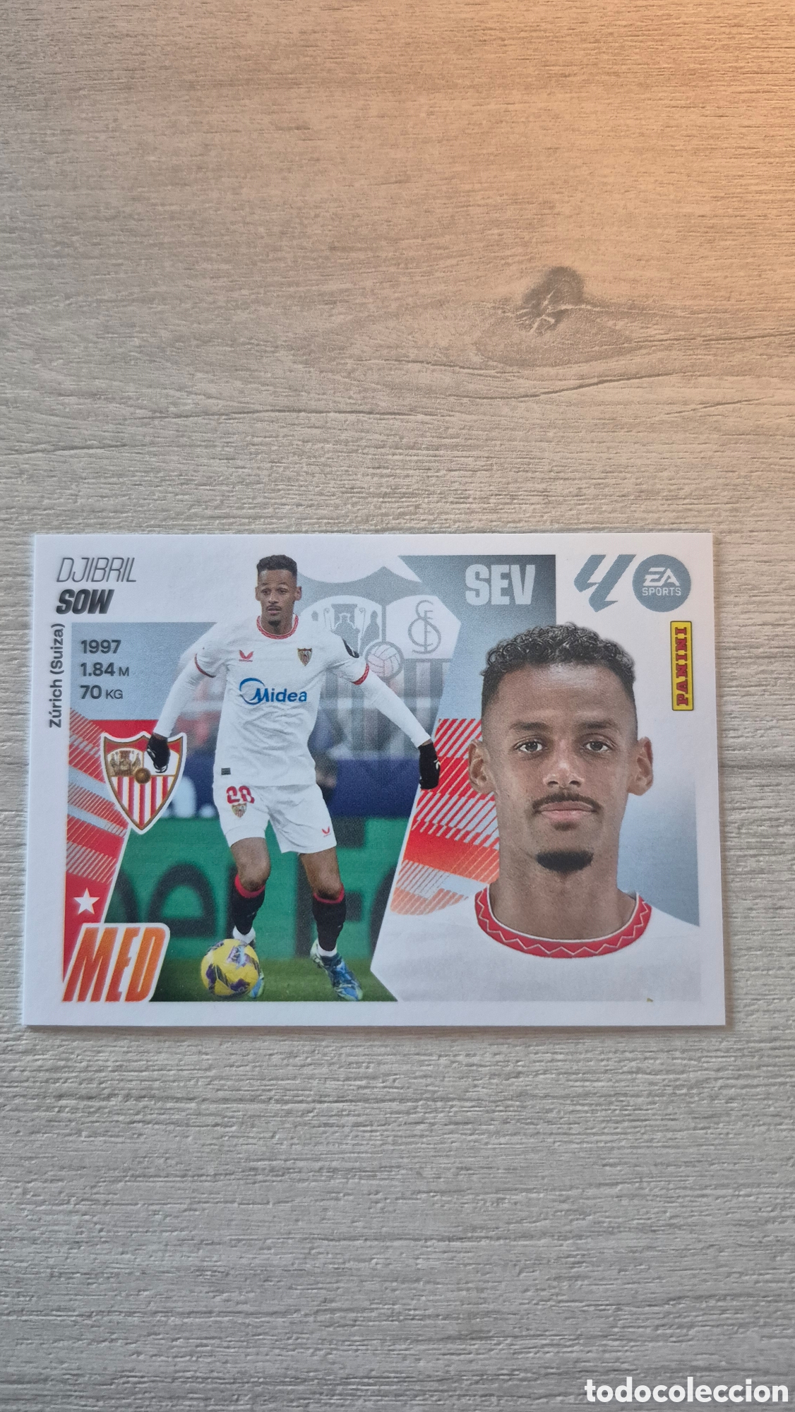 Cromos de Futebol: N&deg;12 Sevilla Sow Liga Este 25/26
