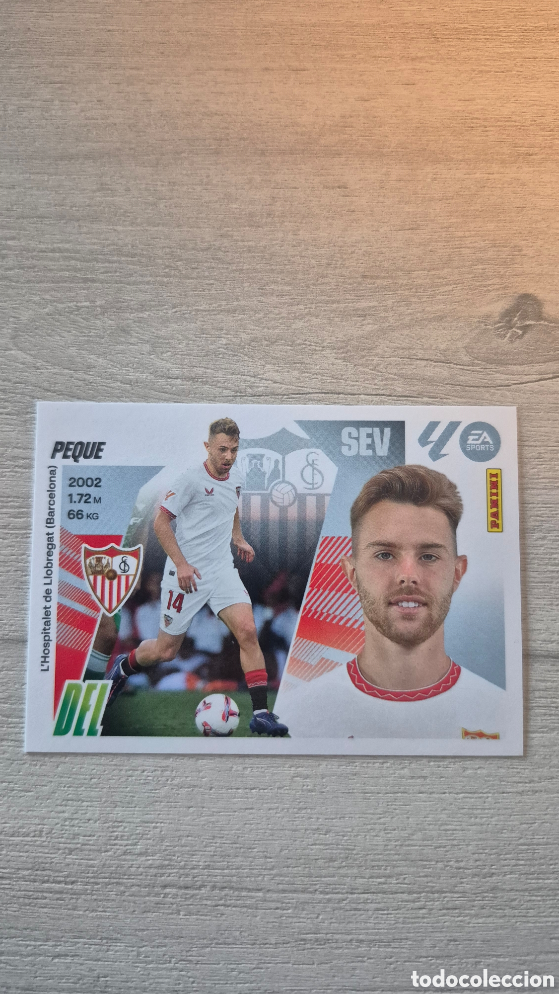 Cromos de f&uacute;tbol: N&deg;16 Sevilla Peque Liga Este 25/26