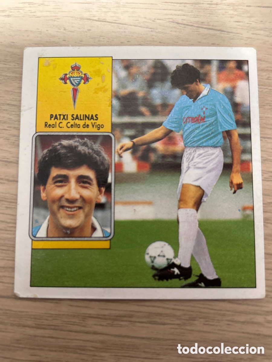 Cartes &agrave; collectionner de Football: PATXI SALINAS CELTA FICHAJE 34 LIGA ESTE 1992 1993 92 93 LEVE DESPEGADO