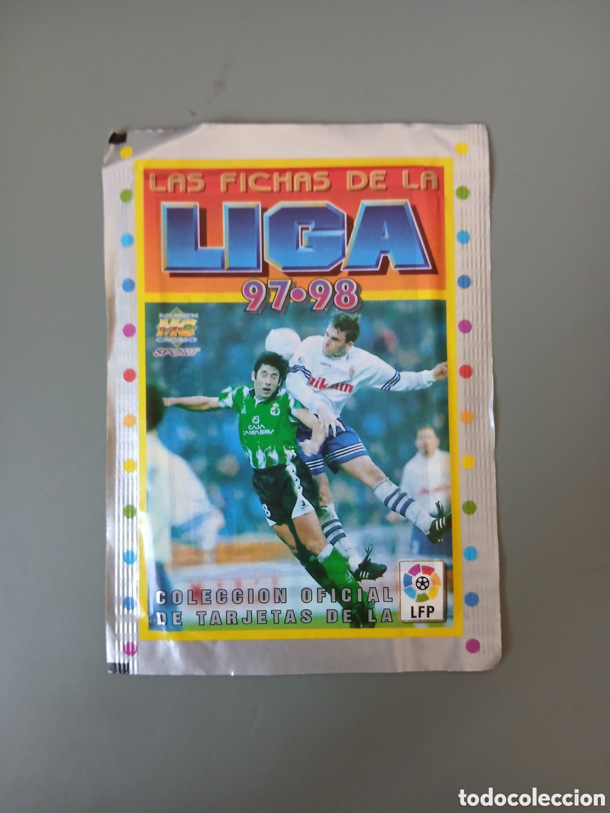 Cromos de F&uacute;tbol: SOBRE SIN ABRIR FICHAS LIGA MUNDICROMO 1997/98 97 98