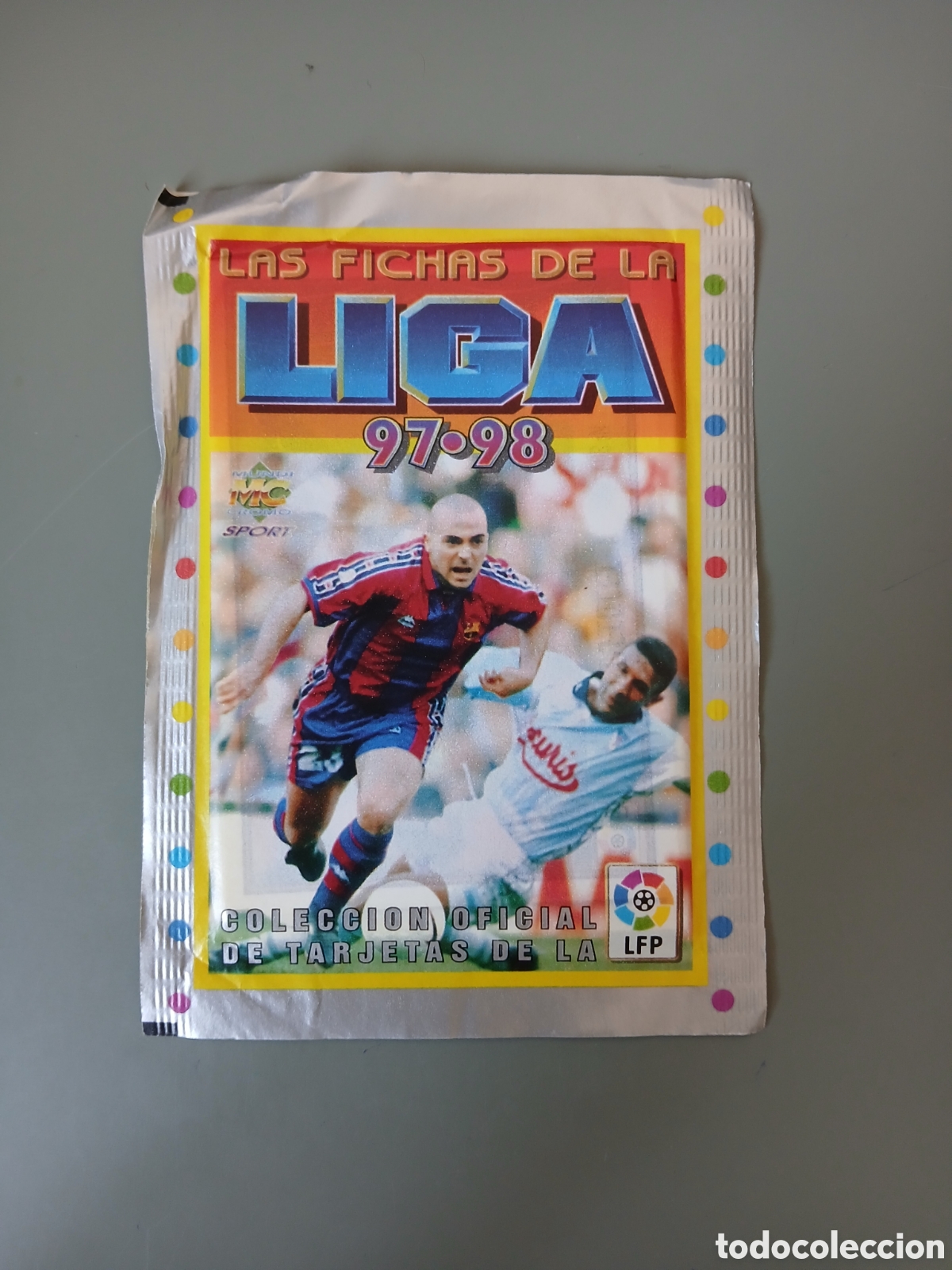 Cromos de F&uacute;tbol: SOBRE SIN ABRIR FICHAS LIGA MUNDICROMO 1997/98 97 98