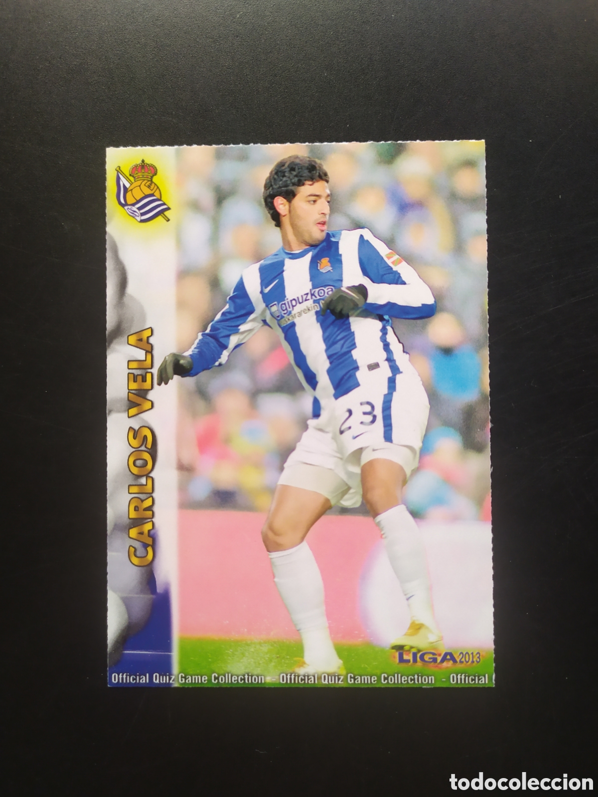 Cromos de f&uacute;tbol: Mundicromo fichas Liga 2012 2013 12 13 Vela corregido n&deg; 318 Real Sociedad